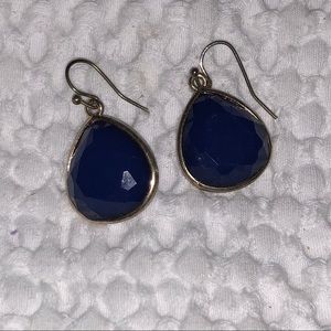 J Crew Navy Drop Earrings